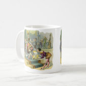 ヴィンテージオールドキングコール子供部屋韻の詩 コーヒーマグカップ (正面左)