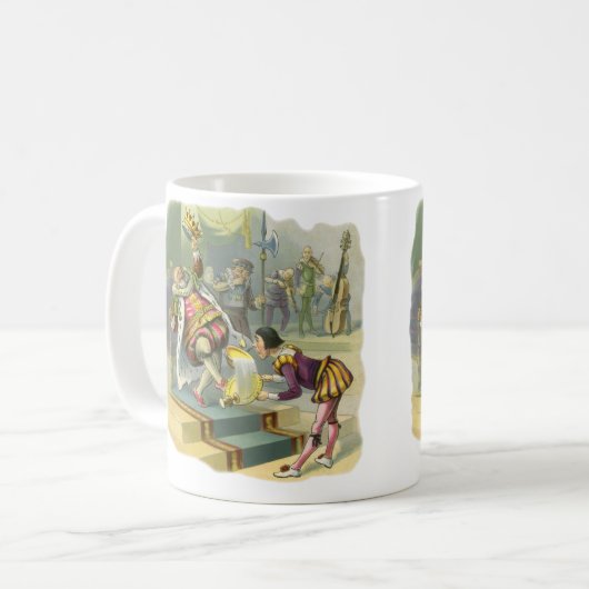 ヴィンテージオールドキングコール子供部屋韻の詩 コーヒーマグカップ (正面左)