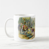 ヴィンテージオールドキングコール子供部屋韻の詩 コーヒーマグカップ (左)