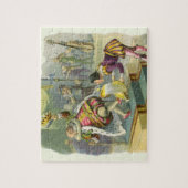 ヴィンテージオールドキングコール子供部屋韻の詩 ジグソーパズル (縦)