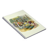 ヴィンテージオールドキングコール子供部屋韻の詩 ノートブック (右側)