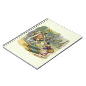 ヴィンテージオールドキングコール子供部屋韻の詩 ノートブック (左側)