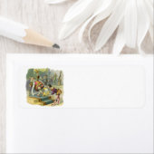 ヴィンテージオールドキングコール子供部屋韻の詩 ラベル (インサイチュ)