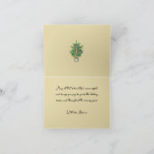 ヴィンテージオールドクリスマスツリーチルドレンズホリデーカード シーズンカード (内部)