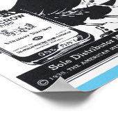 ヴィンテージオールドクロウストレートウイスキー、ライ、バーボンアド ポスター (角)