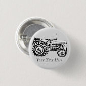 ヴィンテージオールドグレーマッシーファーディソントラクター 缶バッジ (正面&裏面)