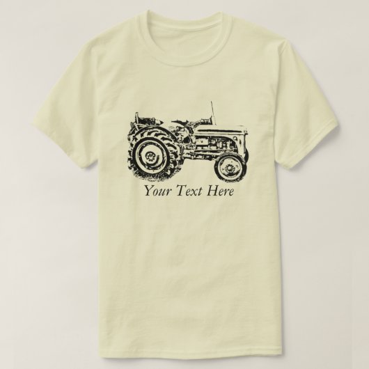 ヴィンテージオールドグレーマッシーファーディソントラクター Tシャツ (デザイン正面)