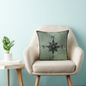 ヴィンテージオールドコンパスバラ クッション (椅子)