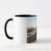 ヴィンテージオールドサウスエンドから桟橋 マグカップ (左)