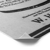 ヴィンテージオールドシダーブルックウイスキープリント ポスター (角)