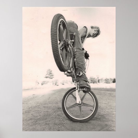 ヴィンテージオールドスクールBMX ポスター (正面)