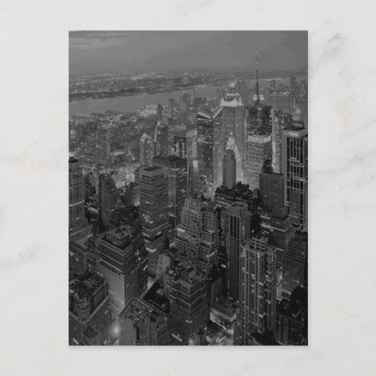 ヴィンテージオールドスタイルニューヨークシティ ポストカード (正面)