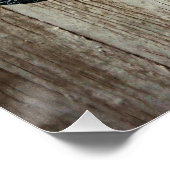 ヴィンテージオールドトラックオンバーンウッドウォール素朴ポスター ポスター (コーナー)