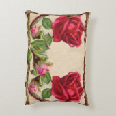 ヴィンテージオールドバラ素朴ビクトリアンアンティーク アクセントクッション (裏面(縦))