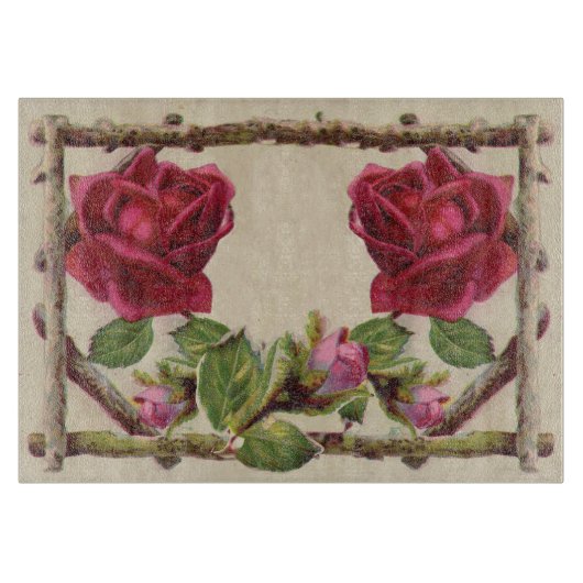 ヴィンテージオールドバラ素朴ビクトリアンアンティーク カッティングボード (正面)