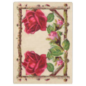 ヴィンテージオールドバラ素朴ビクトリアンアンティーク クリップボード (裏面)