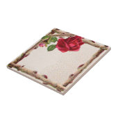 ヴィンテージオールドバラ素朴ビクトリアンアンティーク タイル (側面)