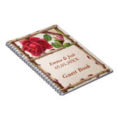 ヴィンテージオールドバラ素朴ビクトリアンアンティーク ノートブック (右側)