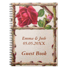 ヴィンテージオールドバラ素朴ビクトリアンアンティーク ノートブック