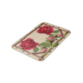 ヴィンテージオールドバラ素朴ビクトリアンアンティーク バスマット (アングル)