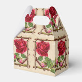 ヴィンテージオールドバラ素朴ビクトリアンアンティーク フェイバーボックス (裏面サイド)