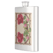 ヴィンテージオールドバラ素朴ビクトリアンアンティーク フラスク (左)