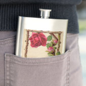 ヴィンテージオールドバラ素朴ビクトリアンアンティーク フラスク (インサイチュ)