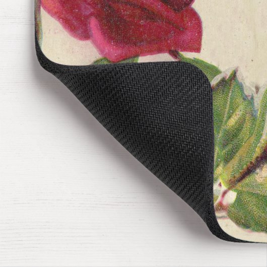 ヴィンテージオールドバラ素朴ビクトリアンアンティーク マウスパッド (コーナー)