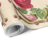 ヴィンテージオールドバラ素朴ビクトリアンアンティーク ラッピングペーパー (ロールコーナー)