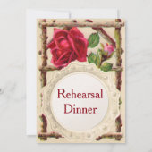 ヴィンテージオールドバラ素朴ビクトリアンアンティーク 招待状 (裏面)