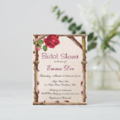 ヴィンテージオールドバラ素朴ビクトリアンアンティーク 招待状 (スタンド正面)