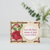 ヴィンテージオールドバラ素朴ビクトリアンアンティーク 案内ポストカード (スタンド正面)