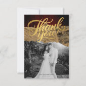 ヴィンテージオールドパーチメントビクトリアン、サンキューカード サンキューカード (正面)