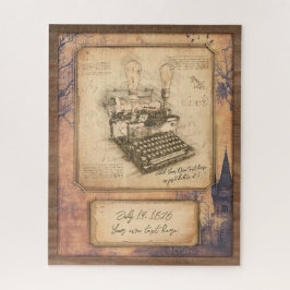 ヴィンテージオールドファッションアート作家/ライターギフト ジグソーパズル