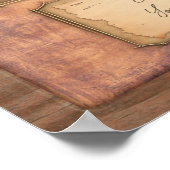 ヴィンテージオールドファッションアート作家/ライターギフト ポスター (角)