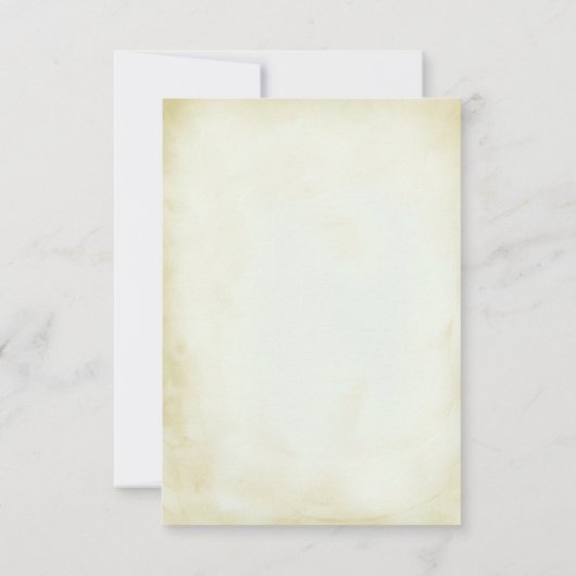 ヴィンテージオールドファッションドウェスタンテーマウェディングRSVP 出欠カード (裏面)