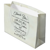 ヴィンテージオールドファッションドウェスタンテーマ結婚ズ ラージペーパーバッグ (裏面アングル)