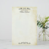 ヴィンテージオールドファッションドウェスタンテーマ 便箋 (スタンド正面)