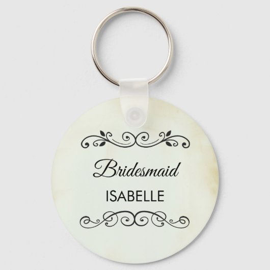 ヴィンテージオールドファッションドウェスタン・ウェディング・パーティー キーホルダー (正面)