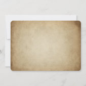 ヴィンテージオールドファッションドサンタクロースパーティー 招待状 (裏面)