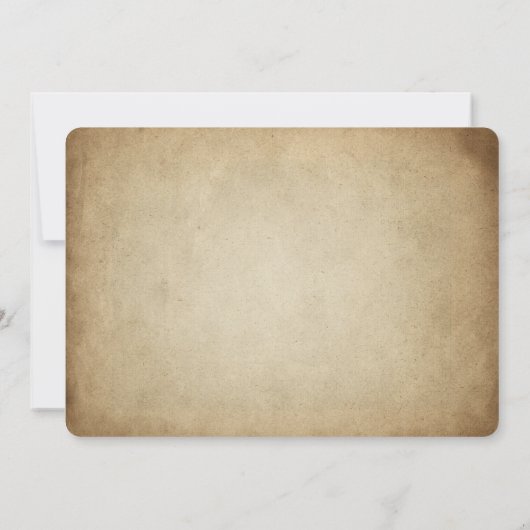 ヴィンテージオールドファッションドサンタクロースパーティー 招待状 (裏面)