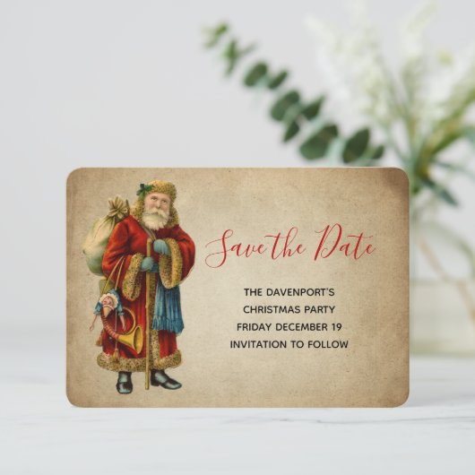 ヴィンテージオールドファッションドサンタクロース セーブザデート (スタンド正面)