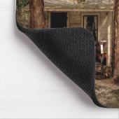 ヴィンテージオールドフロリ素朴ダウッドコテージ マウスパッド (コーナー)