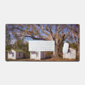 ヴィンテージオールドフロリ素朴ダモーテルキャビンロードサイド デスクマット (キーボード&マウス)