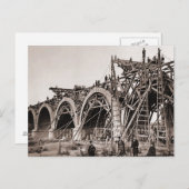 ヴィンテージオールドブリッジ建築葉書 ポストカード (正面/裏面)