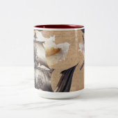 ヴィンテージオールドマップパイレーツテーマ ツートーンマグカップ (中央)