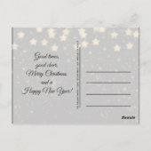 ヴィンテージオールドレッドカーメリークリスマス ポストカード (裏面)