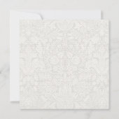 ヴィンテージオールドレース結婚式招待状テンプレート 招待状 (裏面)