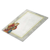 ヴィンテージオールドワールドクリスマスサンタ ノートパッド (アングル)