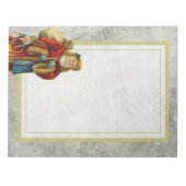 ヴィンテージオールドワールドクリスマスサンタ ノートパッド (正面)